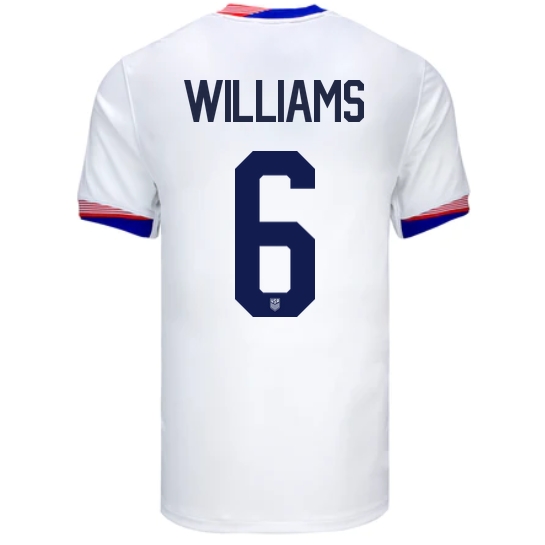 2024 USA Lynn Williams Home Men's Soccer Jersey