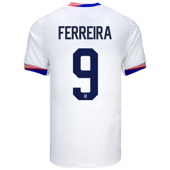 2024 USA Jesus Ferreira Home Men's Soccer Jersey