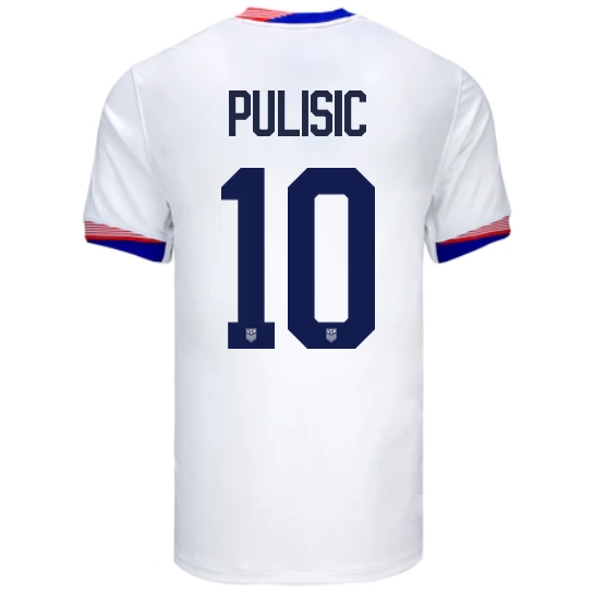 2024 USA Christian Pulisic Home Men's Soccer Jersey