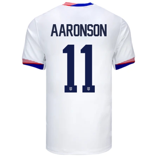 2024 USA Brenden Aaronson Home Men's Soccer Jersey