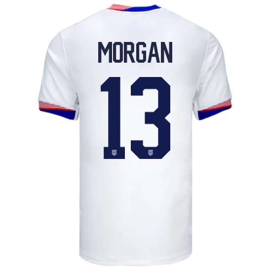 2024 USA Alex Morgan Home Men's Soccer Jersey