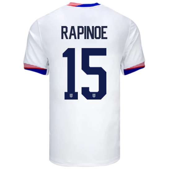 2024 USA Megan Rapinoe Home Men's Soccer Jersey