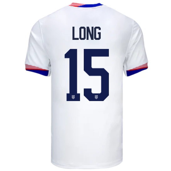 2024 USA Aaron Long Home Men's Soccer Jersey