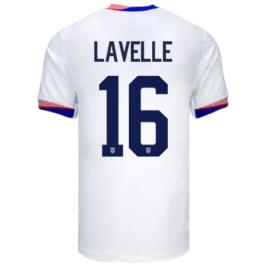 2024 USA Rose Lavelle Home Men's Soccer Jersey