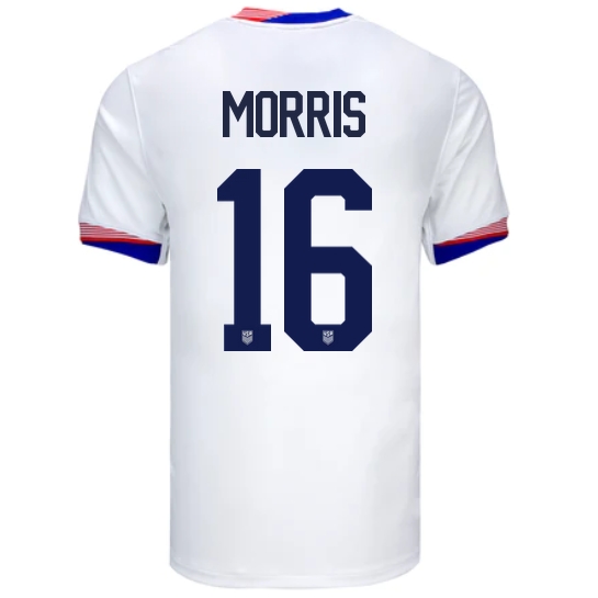 2024 USA Jordan Morris Home Men's Soccer Jersey
