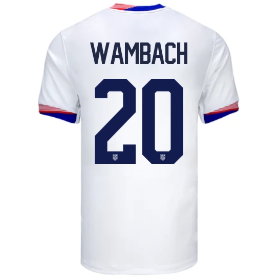 2024 USA Abby Wambach Home Men's Soccer Jersey