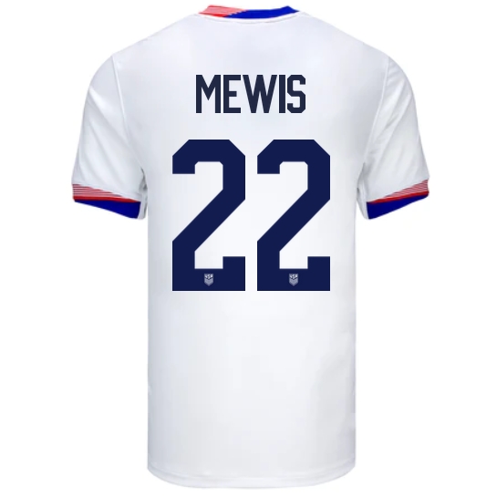 2024 USA Kristie Mewis Home Men's Soccer Jersey