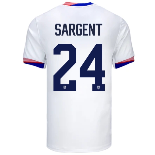 2024 USA Josh Sargent Home Men's Soccer Jersey