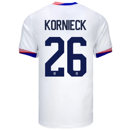 2024 USA Taylor Kornieck Home Men's Soccer Jersey