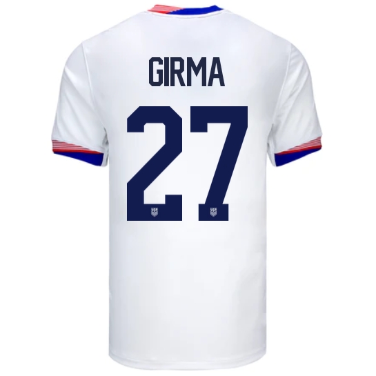 2024 USA Naomi Girma Home Men's Soccer Jersey