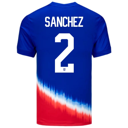 2024 USA Ashley Sanchez Away Men's Soccer Jersey