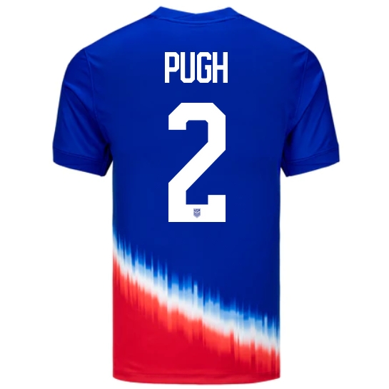2024 USA Mallory Pugh Away Men's Soccer Jersey