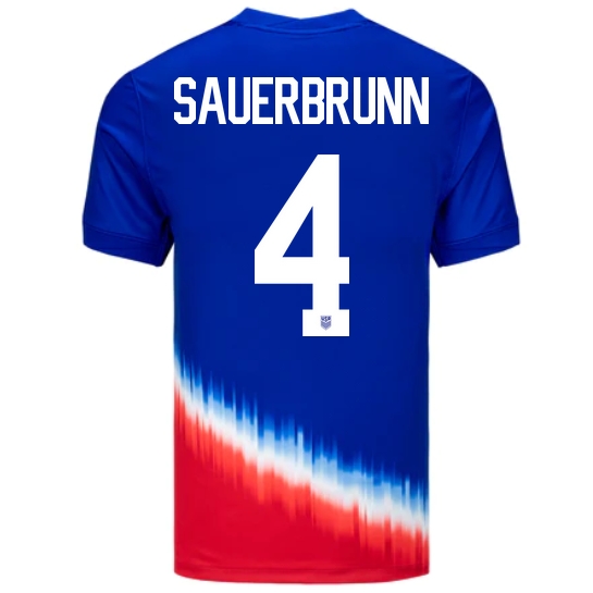 2024 USA Becky Sauerbrunn Away Men's Soccer Jersey