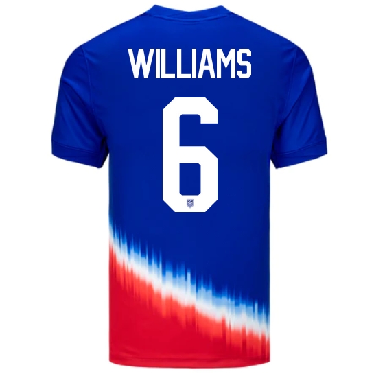 2024 USA Lynn Williams Away Men's Soccer Jersey