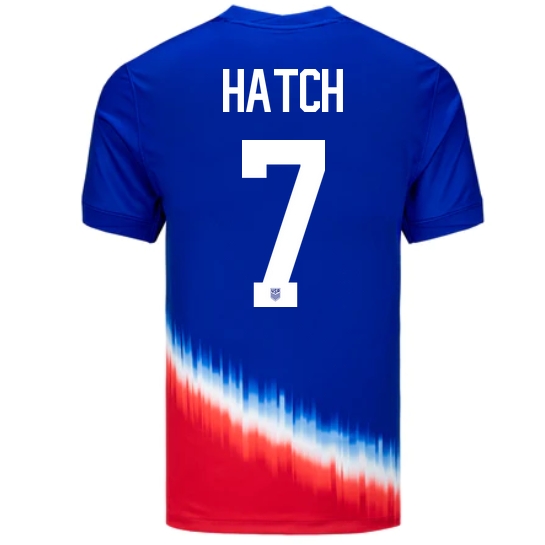 2024 USA Ashley Hatch Away Men's Soccer Jersey