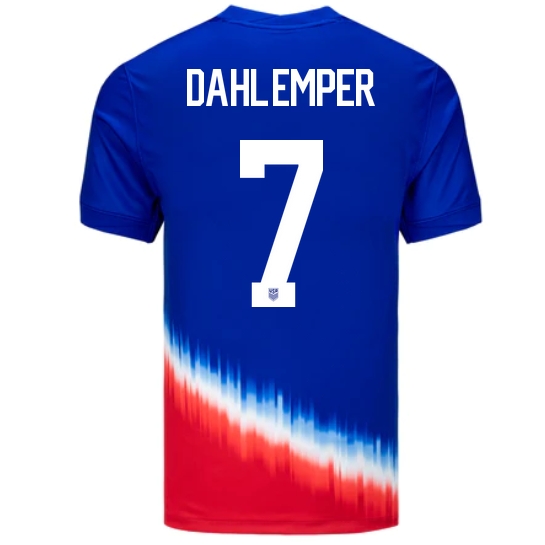 2024 USA Abby Dahlkemper Away Men's Soccer Jersey