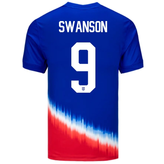 2024 USA Mallory Swanson Away Men's Soccer Jersey