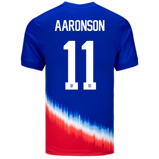 2024 USA Brenden Aaronson Away Men's Soccer Jersey