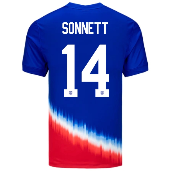 2024 USA Emily Sonnett Away Men's Soccer Jersey
