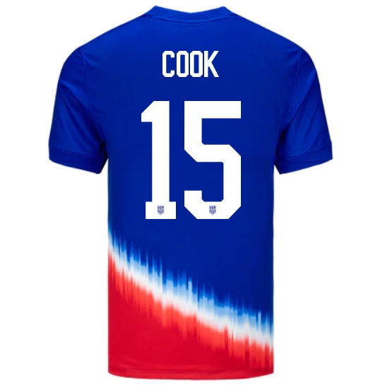 2024 USA Alana Cook Away Men's Soccer Jersey