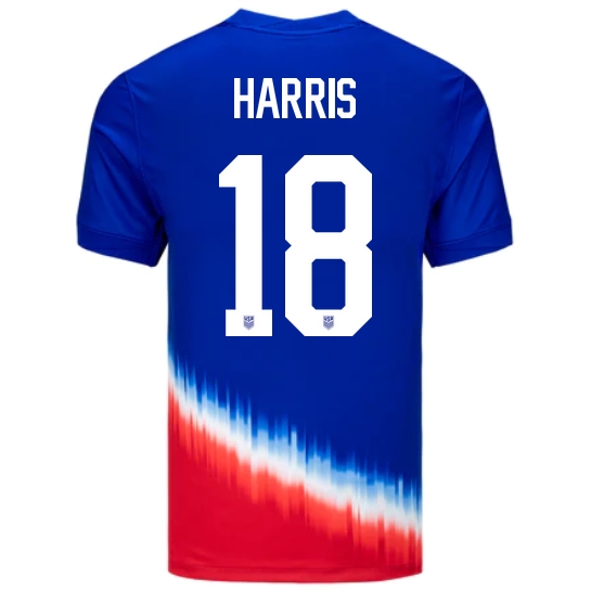 2024 USA Ashlyn Harris Away Men's Soccer Jersey