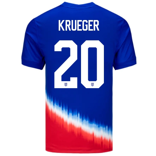 2024 USA Casey Krueger Away Men's Soccer Jersey