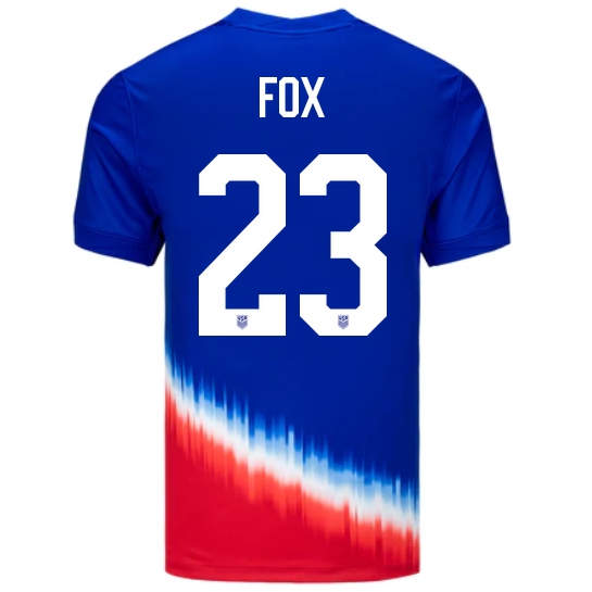 2024 USA Emily Fox Away Men's Soccer Jersey