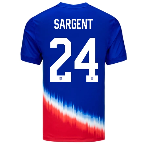 2024 USA Josh Sargent Away Men's Soccer Jersey