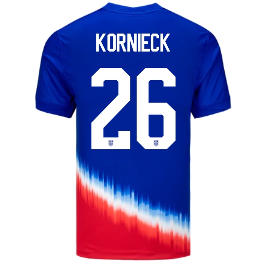 2024 USA Taylor Kornieck Away Men's Soccer Jersey