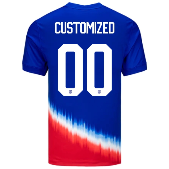 2024 USA Customized Away Men's Soccer Jersey