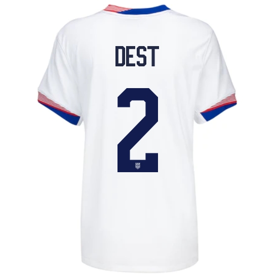 2024 USA Sergino Dest Home Women's Soccer Jersey