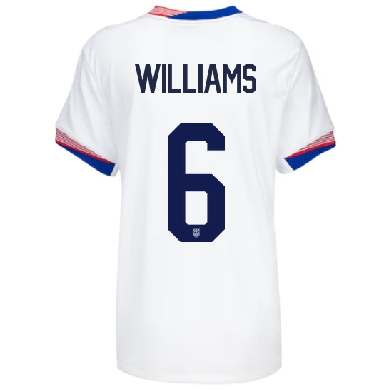 2024 USA Lynn Williams Home Women's Soccer Jersey