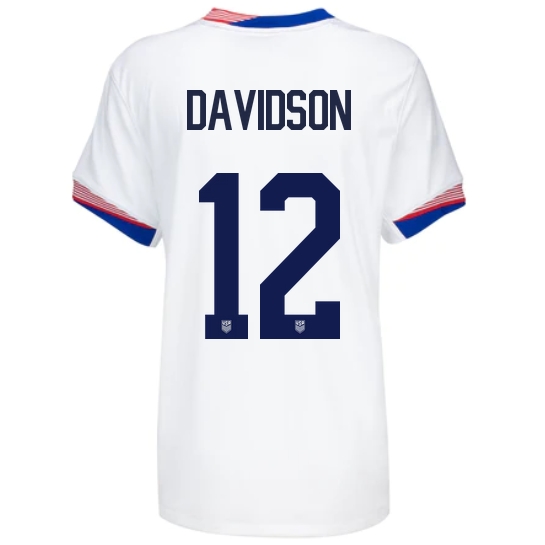 2024 USA Tierna Davidson Home Women's Soccer Jersey