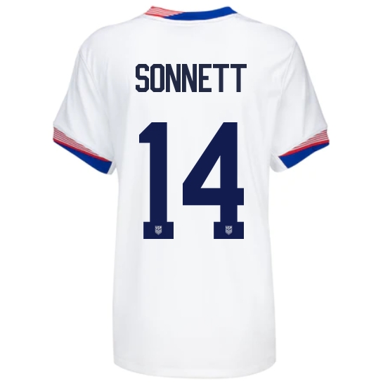 2024 USA Emily Sonnett Home Women's Soccer Jersey