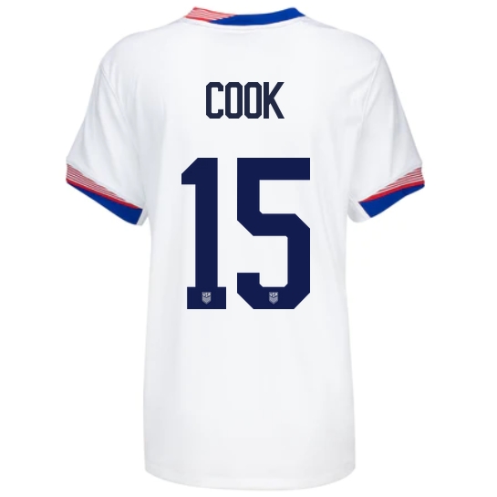 2024 USA Alana Cook Home Women's Soccer Jersey