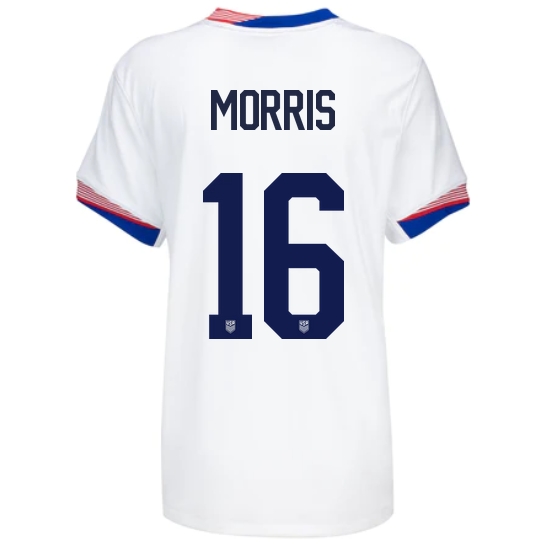 2024 USA Jordan Morris Home Women's Soccer Jersey