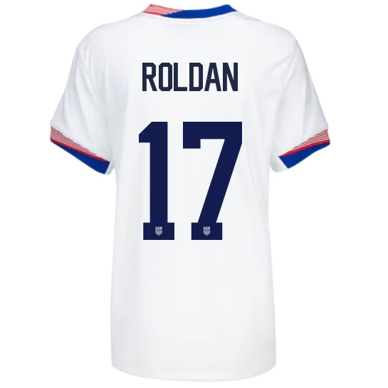 2024 USA Cristian Roldan Home Women's Soccer Jersey