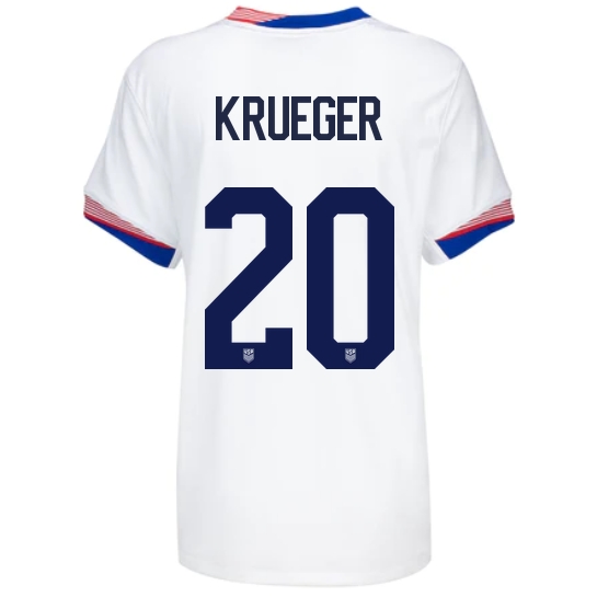 2024 USA Casey Krueger Home Women's Soccer Jersey
