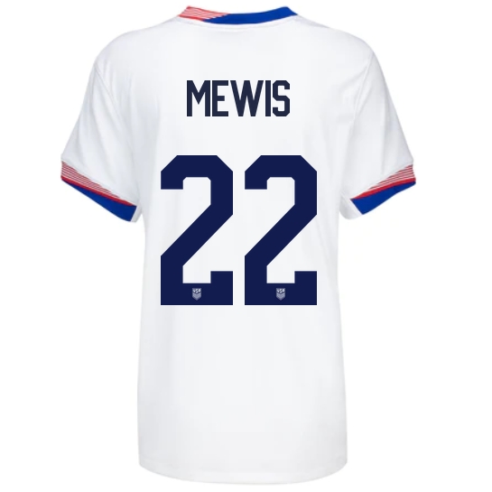 2024 USA Kristie Mewis Home Women's Soccer Jersey