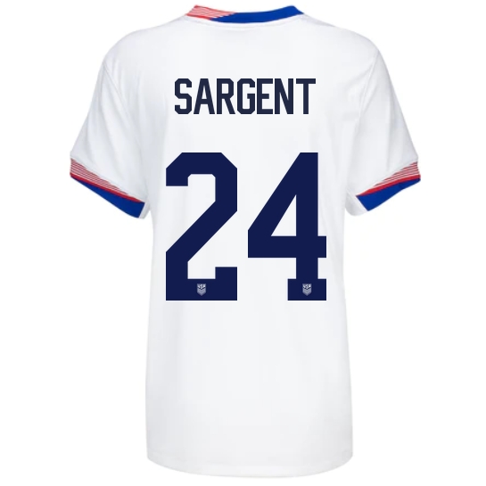 2024 USA Josh Sargent Home Women's Soccer Jersey