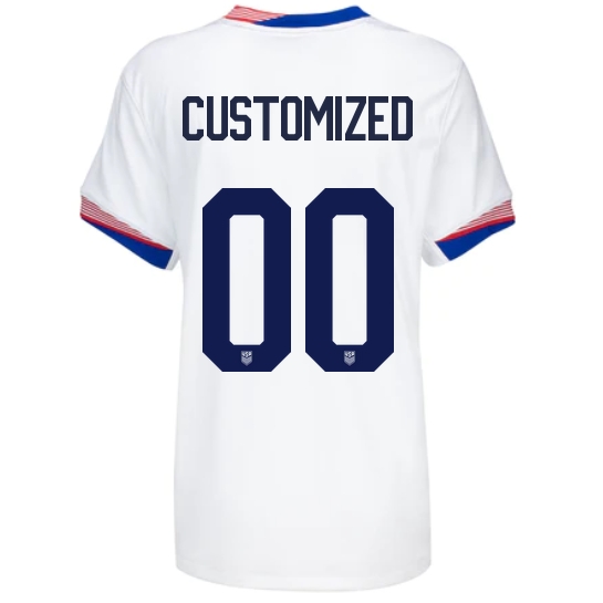 2024 USA Customized Home Women's Soccer Jersey