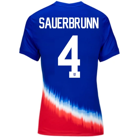2024 USA Becky Sauerbrunn Away Women's Soccer Jersey