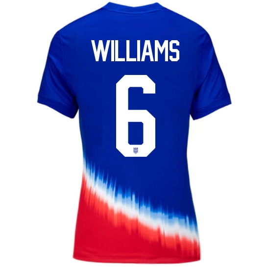 2024 USA Lynn Williams Away Women's Soccer Jersey