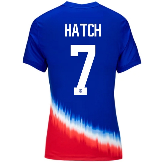 2024 USA Ashley Hatch Away Women's Soccer Jersey