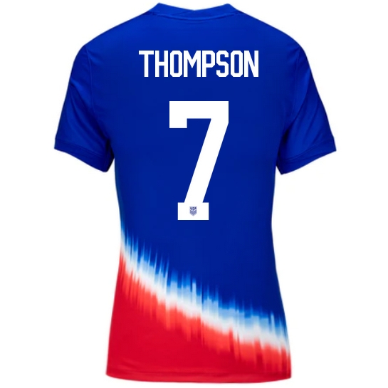 2024 USA Alyssa Thompson Away Women's Soccer Jersey