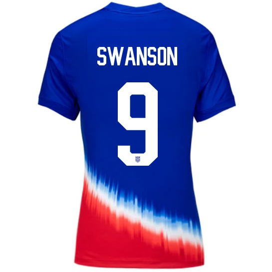 2024 USA Mallory Swanson Away Women's Soccer Jersey
