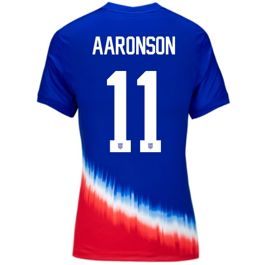 2024 USA Brenden Aaronson Away Women's Soccer Jersey