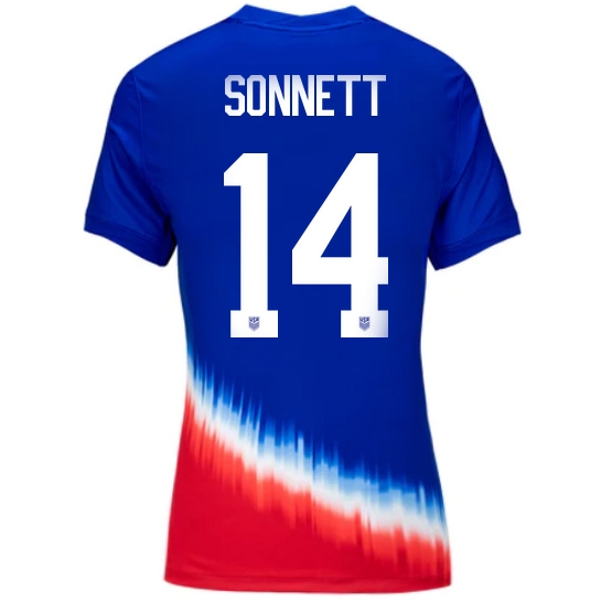 2024 USA Emily Sonnett Away Women's Soccer Jersey