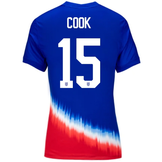 2024 USA Alana Cook Away Women's Soccer Jersey