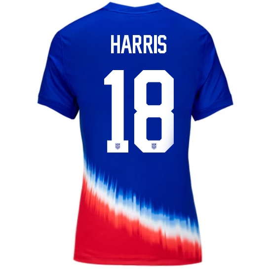 2024 USA Ashlyn Harris Away Women's Soccer Jersey
